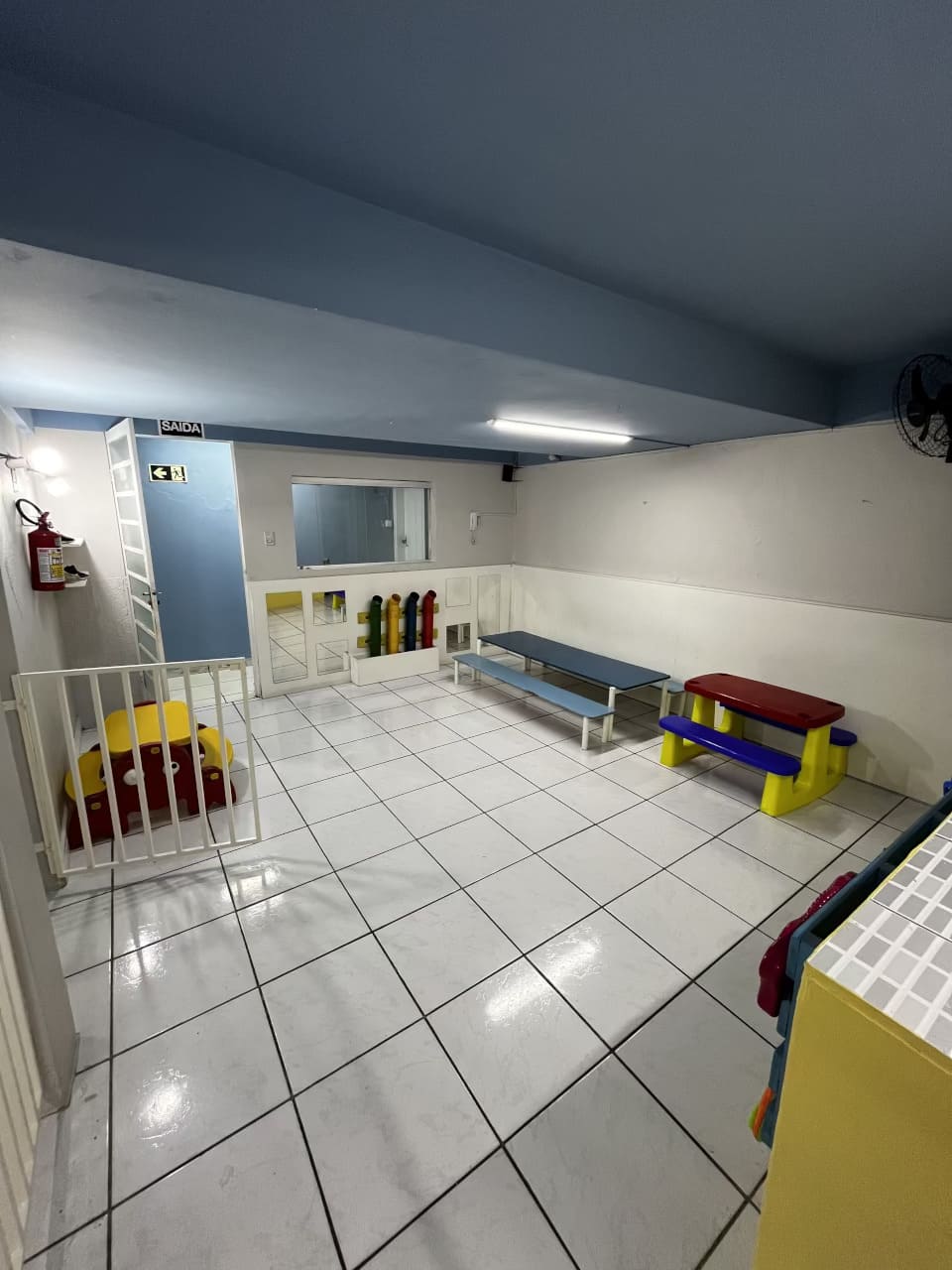 Área recreativa infantil do Colégio Futura Infantil em Jundiaí-SP