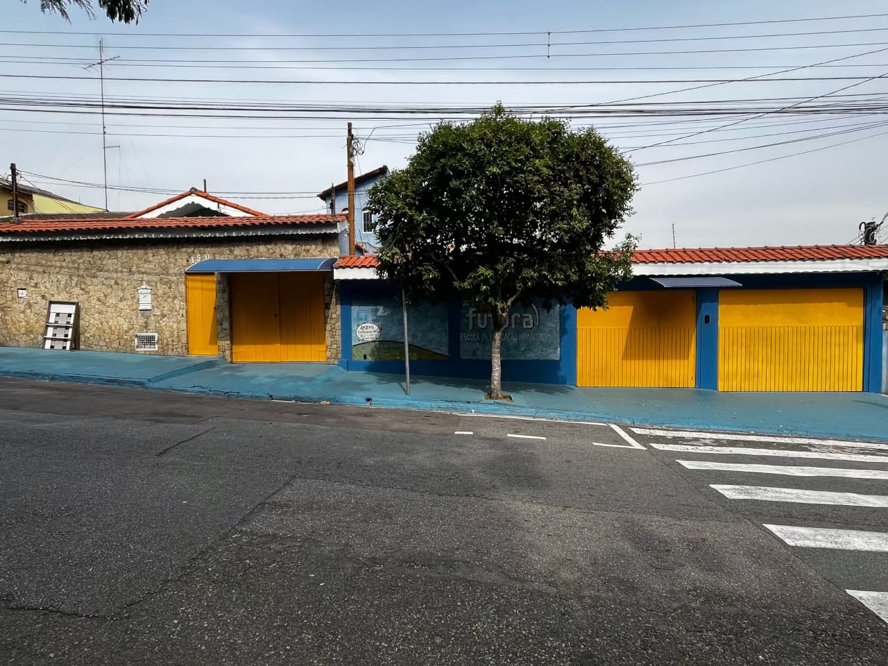 Fachada panorâmica do Colégio Futura Infantil em Jundiaí-SP