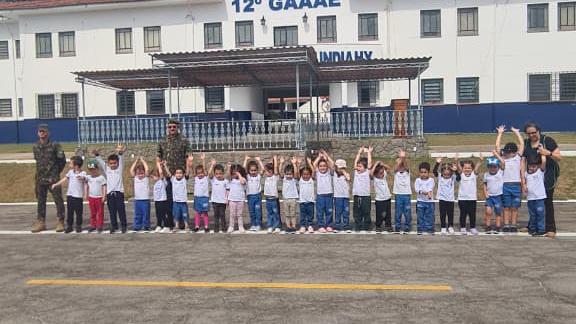 Passeio ao 12º GAAAe – Colégio Futura Infantil - Turma da tarde